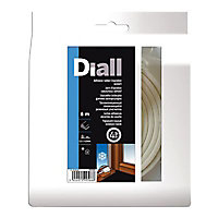 Joint caoutchouc adhésif Diall profil P 2,5 à 4,5 mm blanc L.6 m