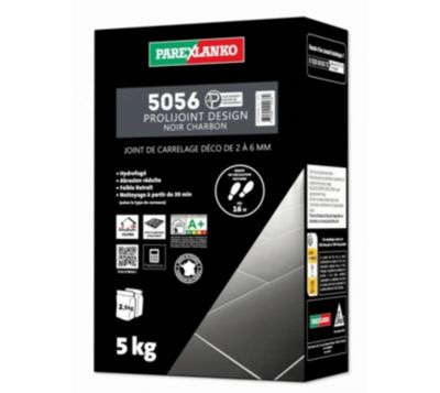 Joint carrelage 5056 Prolijoint Design (2 à 6 mm) 5Kg  - Charbon PAREXLANKO