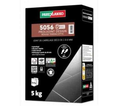 Joint carrelage 5056 Prolijoint Design (2 à 6 mm) 5Kg PAREXLANKO Rouge