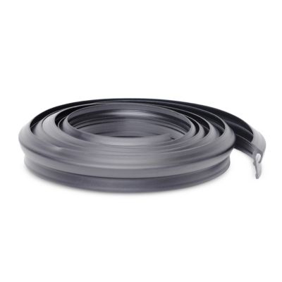 Joint d etancheite 25 x 17 mm PVC QUEST pour appui de fenetre metallique - profil de raccord  - 1 m, graphite