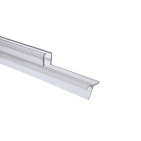 Joint souple et flexible à angle en caoutchouc en forme de T pour douche |  pour portes pliantes doubles | Pour canal de 5 mm | BIF021