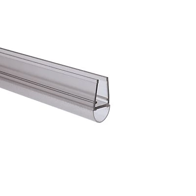 12 mm dépaisseur Joint détanchéité en Silicone pour porte de douche ou balcon 8 mm Forme : H 10 mm transparent Bande d’étanchéité 6 mm 