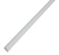 Joint d'étanchéité de baignoire intérieur Diall rond PVC blanc lisse L.2,5m x L.1,7cm x ep.7mm