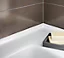 Joint d'étanchéité de baignoire intérieur Diall rond PVC blanc lisse L.2,5m x L.1,7cm x ep.7mm