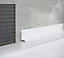 Joint d'étanchéité de baignoire intérieur Diall rond PVC blanc lisse L.2,5m x L.1,94cm x ep.7mm