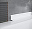 Joint d'étanchéité de baignoire intérieur Diall rond PVC blanc lisse L.2,5m x L.1,94cm x ep.7mm