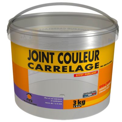 Joint de Carrelage Fin A16 Gris Clair 3kg - Finition Esthétique, Haute Résistance à lEau et à lAbrasion - Intérieur / Extérieur