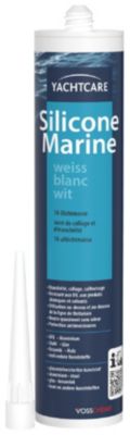 Joint de collage et étanchéité blanc 300ml, Yachtcare Silicone marine
