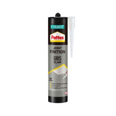 Joint de finition Pattex gris clair 280ml