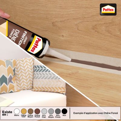 Joint de finition Pattex gris clair 280ml