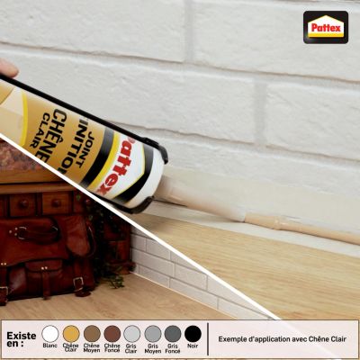 Joint de finition Pattex gris clair 280ml