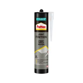 Joint de finition Pattex gris moyen 280ml