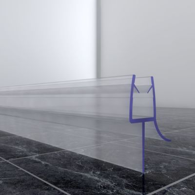 Joint de porte de douche  700mm SIRHONA  pour paroi  en verre de 8mm