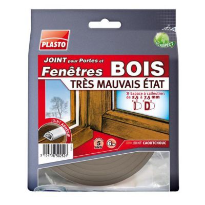 ep 7103 - Joint à lèvre d'étanchéité pour fenêtre bois