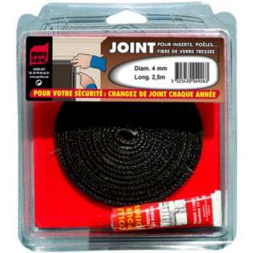 Joint en fibres de verre pour foyers et inserts Ø 4 mm