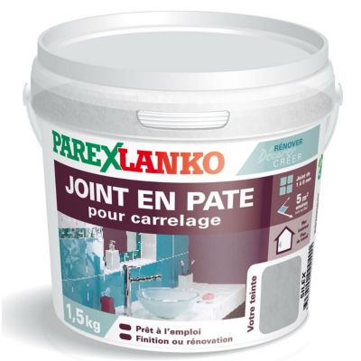 Joint en pâte spécial carrelage Parexlanko silex 1,5kg Castorama