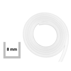 Joint en silicone transparent pour le verre de douche de 0,8 cm x 130 cm