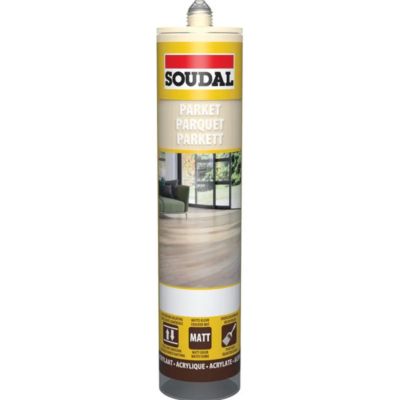 Joint Parquet - Mastic acrylique pour parquet - Soudal - 290 ml Hêtre