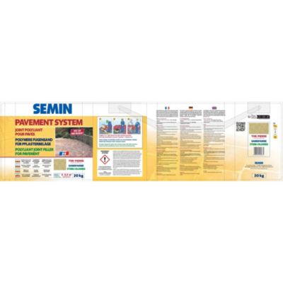 Joint polyvalent pour pavés 20kg Semin Pavement System