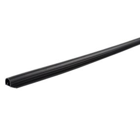 Joint PVC adhésif profil P Volden noir L.6 m