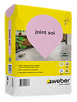Joint sol intérieur et extérieur gris ciment Weber 25kg