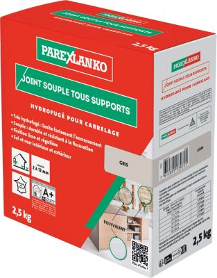 Joint souple tous supports gris Parexlanko 2,5 kg