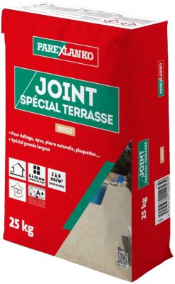 Joint spécial terrasse Parexlanko beige 25Kg