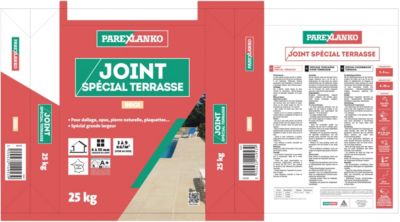 Joint spécial terrasse Parexlanko beige 25Kg