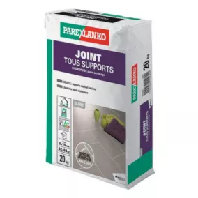 Joint tous supports Parexlanko 20 kg blanc