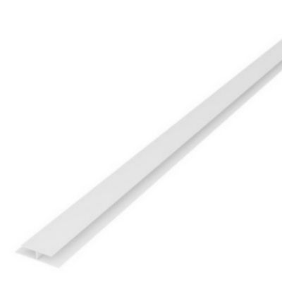 Jonction de gouttière 3 mètres blanc PVC
