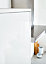 Joue de finition caisson bas Goodhome Stevia et Garcinia Blanc H. 90 cm x l. 61 cm x Ep. 18 mm