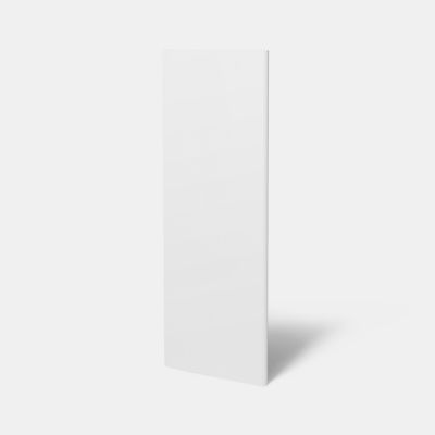Joue de finition caisson haut Goodhome Stevia et Garcinia Blanc H. 96 cm x l. 36 cm x Ep. 18 mm