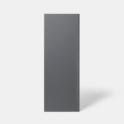 Joue de finition caisson haut Goodhome Stevia et Garcinia Gris anthracite H. 96 cm x l. 36 cm x Ep. 18 mm