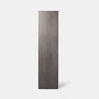 Joue de finition pour colonne XL électroménager Goodhome Chia chêne grisé H. 240 cm x l. 61 cm x Ep. 18 mm