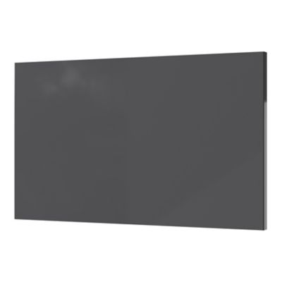 Joue de finition pour tiroir Stevia gris anthracite brillant L. 60 cm x H. 34 cm Caraway Innovo GoodHome
