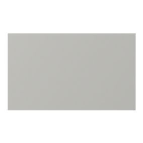 Joue de finition pour tiroir Stevia gris clair mat L. 60 cm x H. 34 cm Caraway Innovo GoodHome