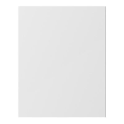 Joue de finition Stevia blanc brillant L. 60 cm x H. 71,5 cm Caraway Innovo GoodHome