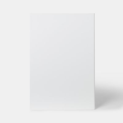 Joue de finition Stevia blanc brillant L. 64 cm x H. 93,4 cm Caraway Innovo GoodHome