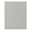 Joue de finition Stevia gris clair mat L. 60 cm x H. 71,5 cm Caraway Innovo GoodHome