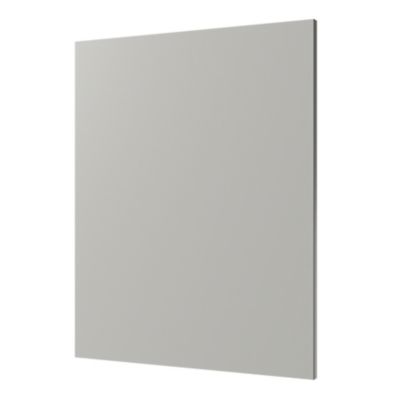 Joue de finition Stevia gris clair mat L. 60 cm x H. 71,5 cm Caraway Innovo GoodHome