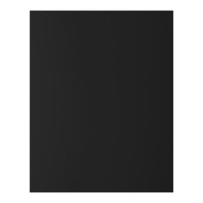 Joue de finition Stevia noir mat L. 60 cm x H. 71,5 cm Caraway Innovo GoodHome