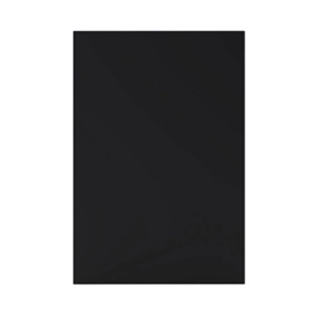 Joue de séparation caisson bas Goodhome Pastilla noir H. 87 cm x l. 59 cm x Ep. 18 mm