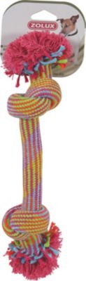 Jouet corde Zolux 2 nœuds 25cm pour chiens