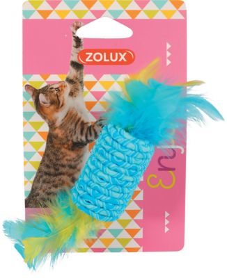 Jouet pour chat bonbon coloré Zolux en tissu