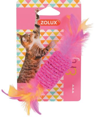 Jouet pour chat bonbon coloré Zolux en tissu