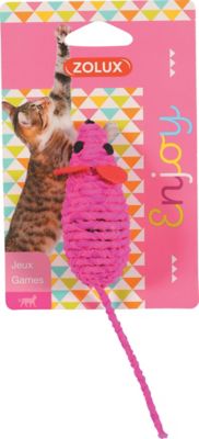 Jouet Pour Chat Souris à Hochets Avec Ressort - Jouet Interactif élastique Pour Stimulation Et Chasse - 2