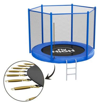 Jumpoo - Set de 6 accessoires de rechange pour trampoline enfants 250 cm bleu