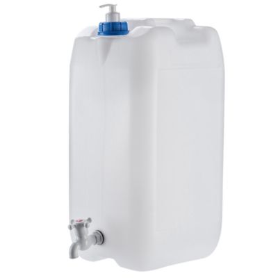 KADAX Bidon d'eau Lavabo Conteneur Distributeur de Bulles Savon Liquide 30L avec Robinet