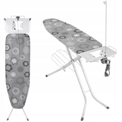 KADAX Planche à Repasser 120x38cm de Large Support de Fer Pliable pour Table
