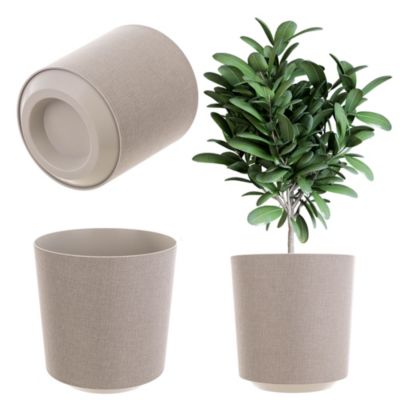 KADAX Pot de Fleurs Cache-Pot Haut Support de Fleurs 19 cm Coton